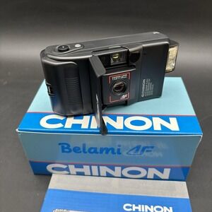 Chinon Belami AF Date Point & Shoot 35mm Film Camera New in Box NOS - Read